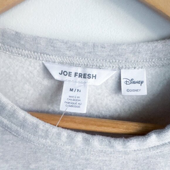 Joe Fresh X Disney Mickey Mouse Grey Sweatshirt M - Picture 5 of 6